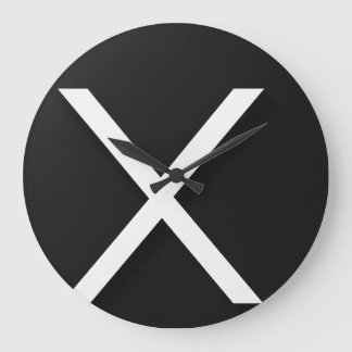 Elegante 10,75" ronde acryl wandklok