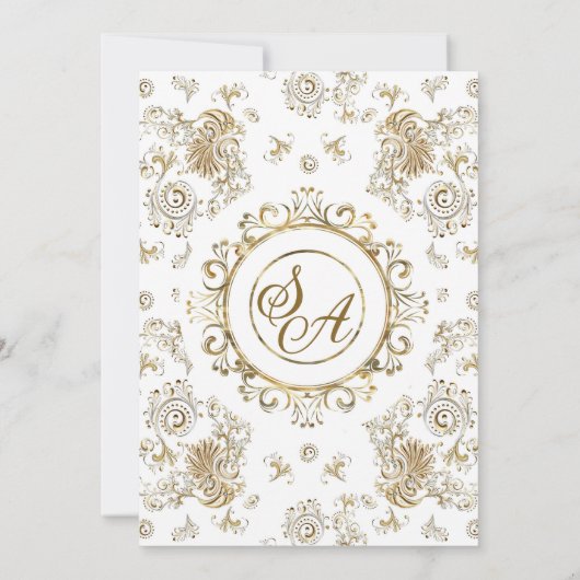 Elegante 10 Jaar Jubileum Kaart (Achterkant)