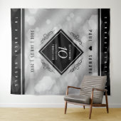 Elegante 10e tin huwelijksjubileumviering wandkleed (In Situ (horizontaal))