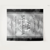 Elegante 10e tin huwelijksjubileumviering wandkleed (Voorkant (horizontaal))