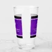 Elegante 12e Zijden Huwelijksverjaardag Viering Glas (Links)