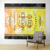 Elegante 13e citrien trouwdag wandkleed (In Situ (horizontaal))