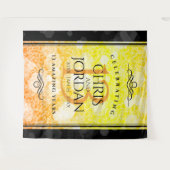 Elegante 13e citroenen huwelijksverjaardag wandkleed (Voorkant (horizontaal))