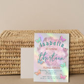 Elegante 13e verjaardag Party uitnodiging meisje