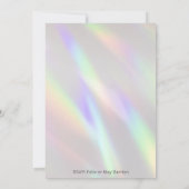 Elegante 13e verjaardag Party uitnodiging meisje (Achterkant)