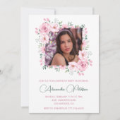 Elegante 14e verjaardag uitnodigingen Foto Boho (Voorkant)