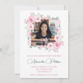 Elegante 14e verjaardag uitnodigingen Foto Boho (Voorkant)