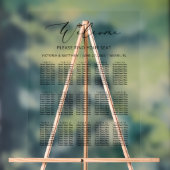 Elegante 15 Tafels Huwelijk Acryl Zitting Grafiek Acryl Bord (Neutraal)