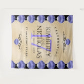 Elegante 17e Schelpen Huwelijksverjaardag Wandkleed (Voorkant (horizontaal))