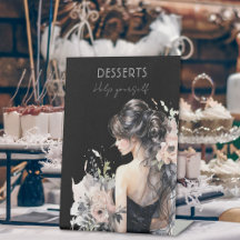 Elegante 18e verjaardag Dessert Tafel voetstuk