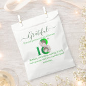 Elegante 18e verjaardag viering bedankzakje (Geknipt)