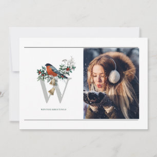 Elegante 1 foto WINTER GROETEN Kerstmis 