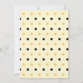 Elegante 1e Bumble Bee Day Verjaardag Honing Bedankkaart (Achterkant)