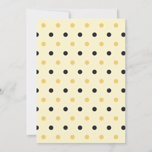 Elegante 1e Bumble Bee Day Verjaardag Honing Bedankkaart (Achterkant)