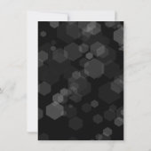 Elegante 1e papieren huwelijksverjaardagviering save the date (Achterkant)