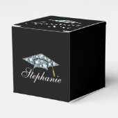 Elegante 2018 Diamond Graduation Cap Bedankdoosjes (Voorkant Zijde)