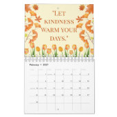 Elegante 2026 Quote Agenda Kalender (Feb 2027)