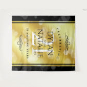 Elegante 21e koperen huwelijksjubileumviering wandkleed (Voorkant (horizontaal))