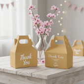 Elegante 21e Verjaardag Favoriet Dozen - Goud en W Bedankdoosjes