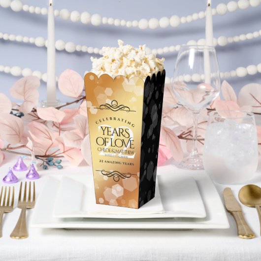 Elegante 22e koperen huwelijksverjaardag bedankdoosjes (Huwelijk)