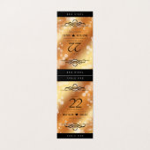 Elegante 22e koperen huwelijksverjaardag kaart (Buitenkant ongevouwen)