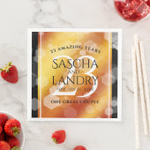 Elegante 23e Huwelijksjubileum met Imperiale Topaa Servet (Insitu)