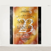 Elegante 23e Huwelijksverjaardag met Imperial Topa Wandkleed (Voorkant)