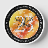 Elegante 23e trouwdag Imperial Topaz jubileum (Voorkant)