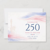 Elegante 250ste Amerikaanse Onafhankelijkheidsdag (Voorkant)