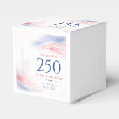 Elegante 250ste Amerikaanse Onafhankelijkheidsdag Bedankdoosjes (Voorkant Zijde)
