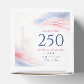 Elegante 250ste Amerikaanse Onafhankelijkheidsdag Bedankdoosjes (Bovenkant)