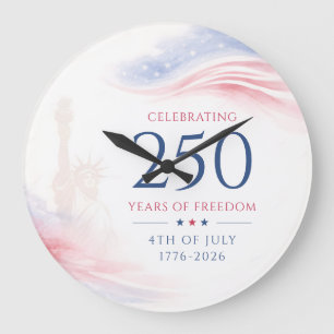 Elegante 250ste Amerikaanse Onafhankelijkheidsdag Grote Klok