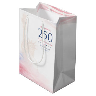 Elegante 250ste Amerikaanse Onafhankelijkheidsdag Medium Cadeauzakje