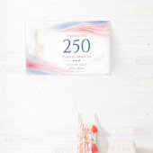 Elegante 250ste Amerikaanse Onafhankelijkheidsdag Spandoek (Insitu)
