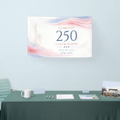 Elegante 250ste Amerikaanse Onafhankelijkheidsdag Spandoek (Beurs)