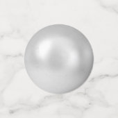 Elegante 25e bruiloft Jubileum Bloemen Confetti (Kleine voorkant)