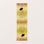 Elegante 27e Muziek Bruiloft Jubileum Tafel Kaarte Kaart (Binnenkant ongevouwen)