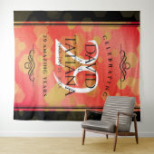 Elegante 29e granaat Huwelijksverjaardag Wandkleed (In Situ (horizontaal))