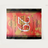 Elegante 29e granaat Huwelijksverjaardag Wandkleed (Voorkant (horizontaal))