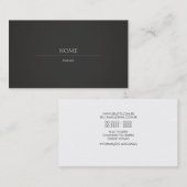 Elegante 2 visitekaartje (Voorkant / Achterkant)