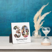 Elegante 30 nummer foto collage aangepaste begroet fotoplaat (Insitu)