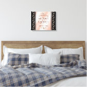 Elegante 30e parelhuwelijk jubileumviering canvas afdruk (Insitu (Slaapkamer))