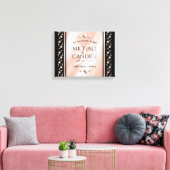 Elegante 30e parelhuwelijk jubileumviering canvas afdruk (Insitu (Woonkamer))