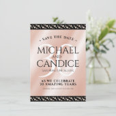 Elegante 30e parelhuwelijk jubileumviering save the date (Staand voorkant)