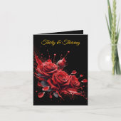 Elegante 30e verjaardag - Rozen in bloei (Voorkant)