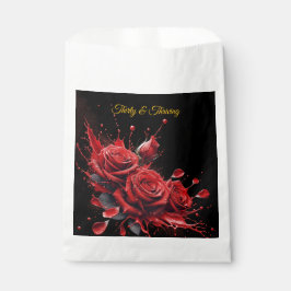 Elegante 30e verjaardag - Rozen in bloei Bedankzakje