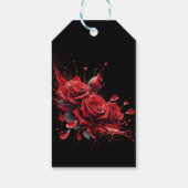 Elegante 30e verjaardag - Rozen in bloei Cadeaulabel (Achterkant)