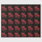 Elegante 30e verjaardag - Rozen in bloei Cadeaupapier (Vlak)