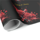 Elegante 30e verjaardag - Rozen in bloei Cadeaupapier (Rol Hoek)