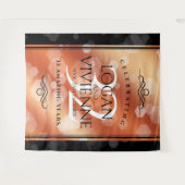 Elegante 32e bronzen huwelijksjubileum wandkleed (Voorkant (horizontaal))